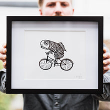 Load image into Gallery viewer, Fish on a Bike
